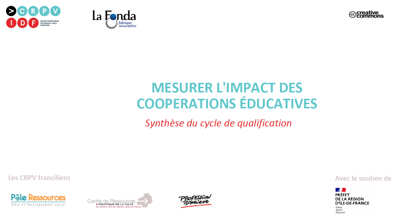 Mesurer l’impact des coopérations éducatives