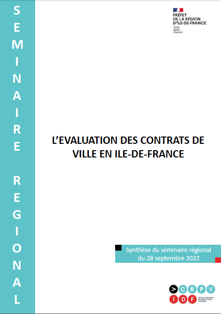 L’évaluation des contrats de ville en Île-de-France