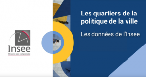 Bannière de la vidéo "Les quartiers politiques de la ville - données de l'INSEE"